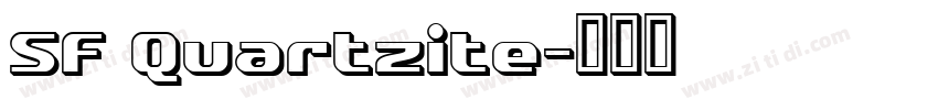 SF Quartzite字体转换